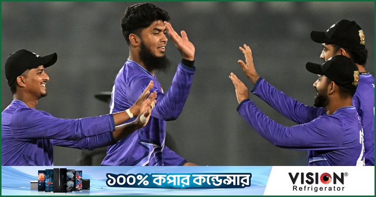 রিশাদের ঘূর্ণি জাদু, দুরন্তর বোর্ডে '১৪৩' রান